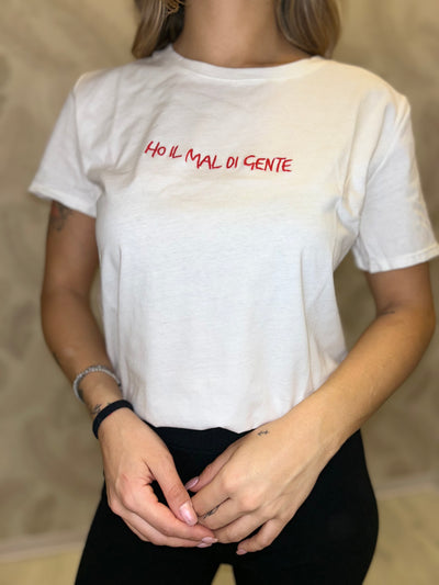 T-SHIRT SCRITTA