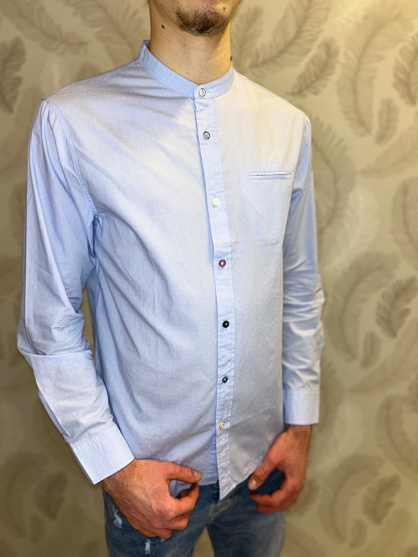 Camicia MAN “cielo”