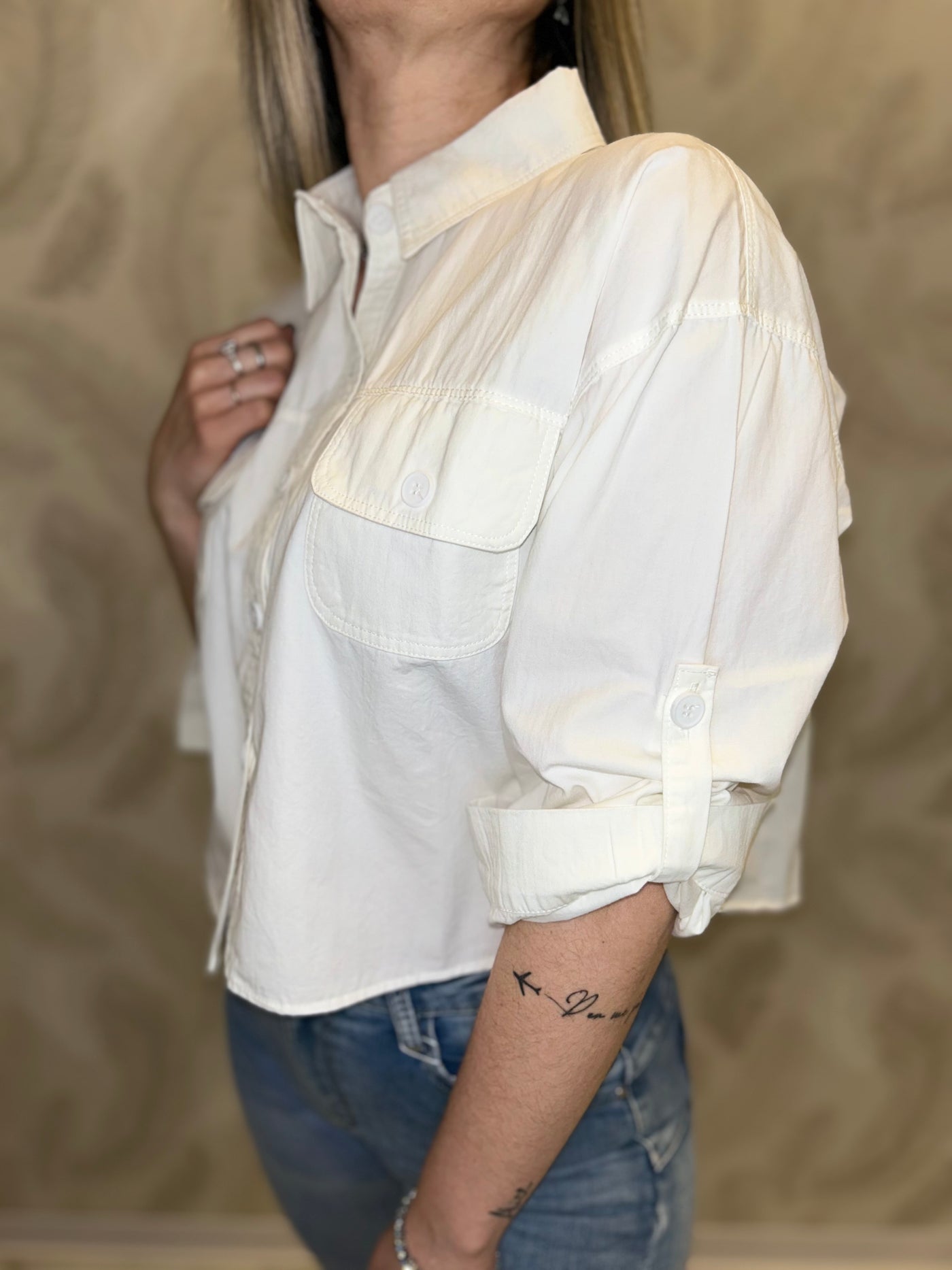 Camicia crop