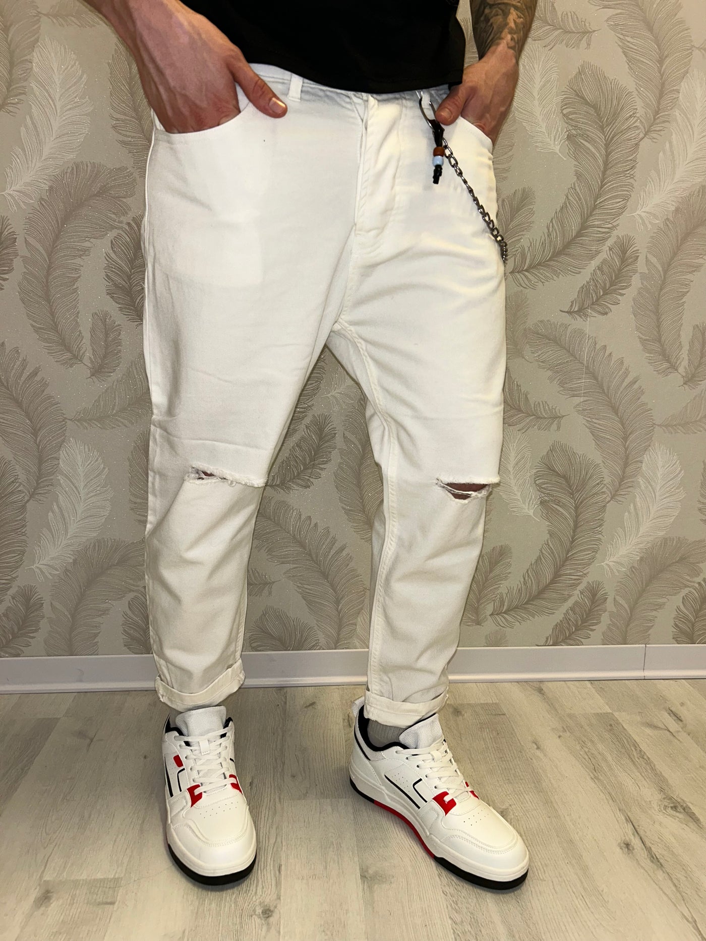 JEANS MAN BIANCO